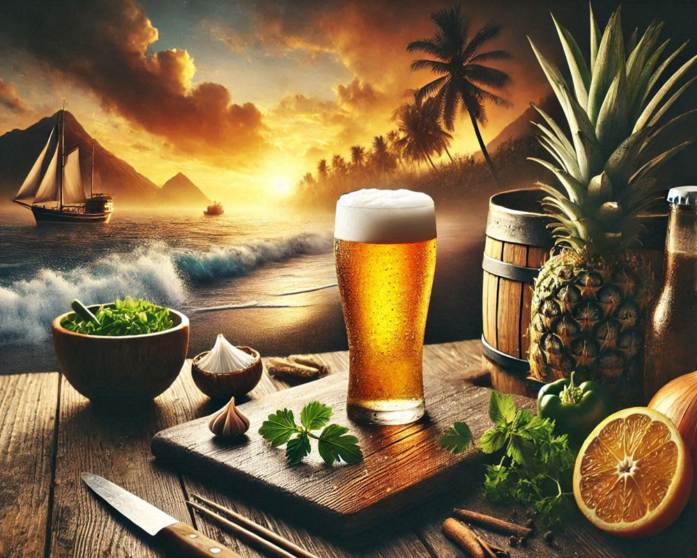 Download - Cold Beer Scenic Landscape with Beach