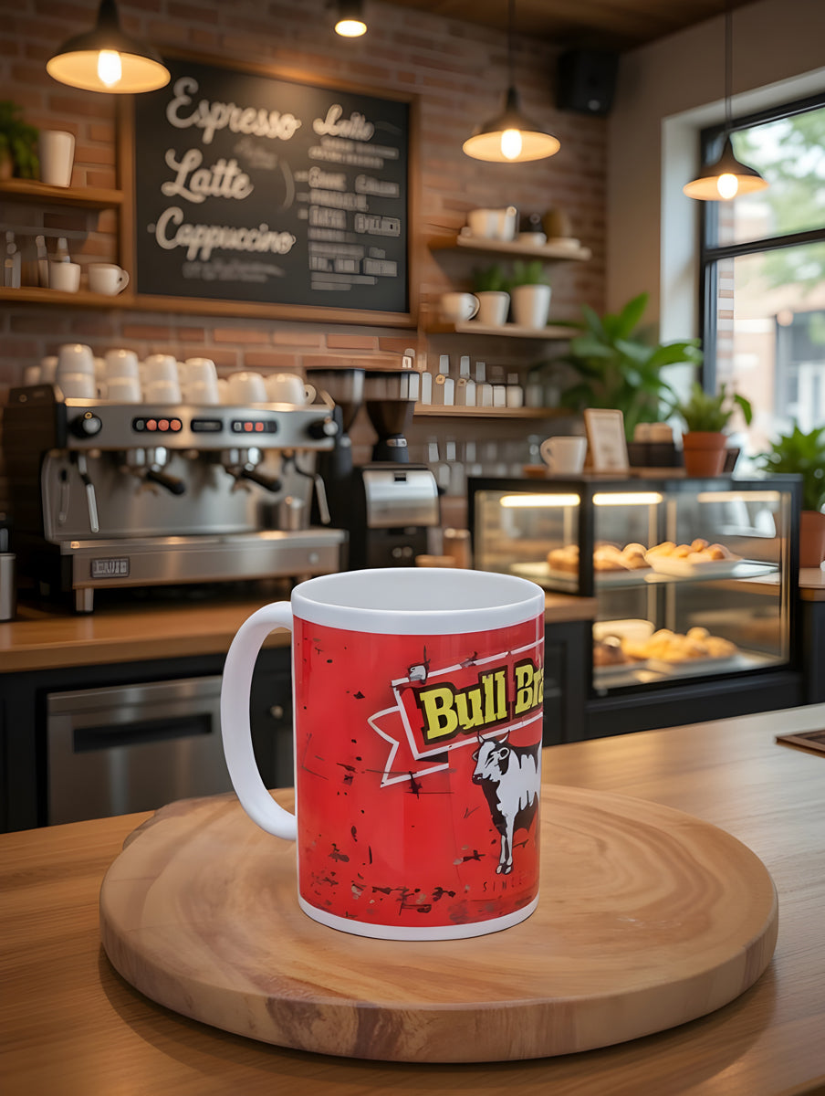Bull Brand Coffee Mug – Fun South African Gift for Coffee Lovers