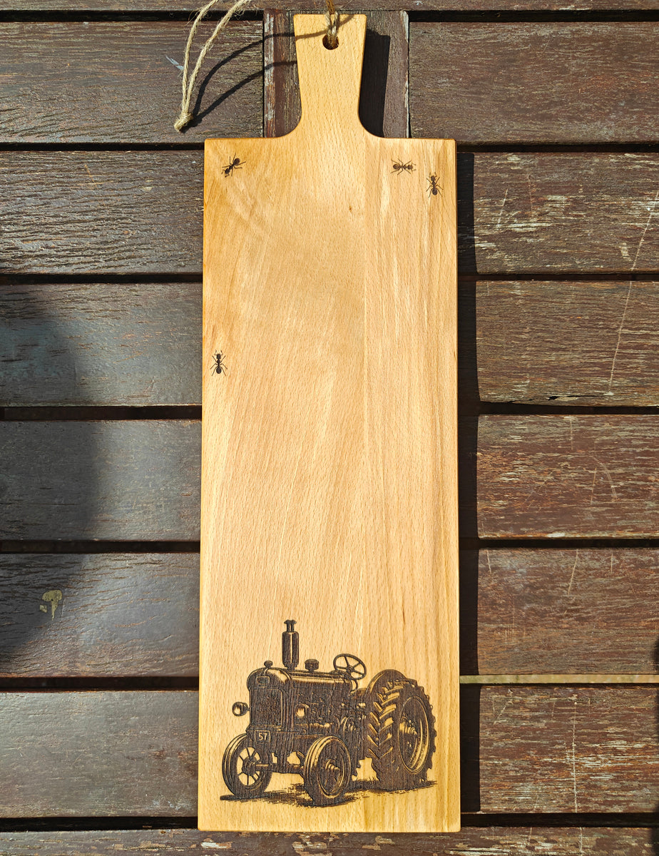 Tractor "57" Wooden Snack Plate