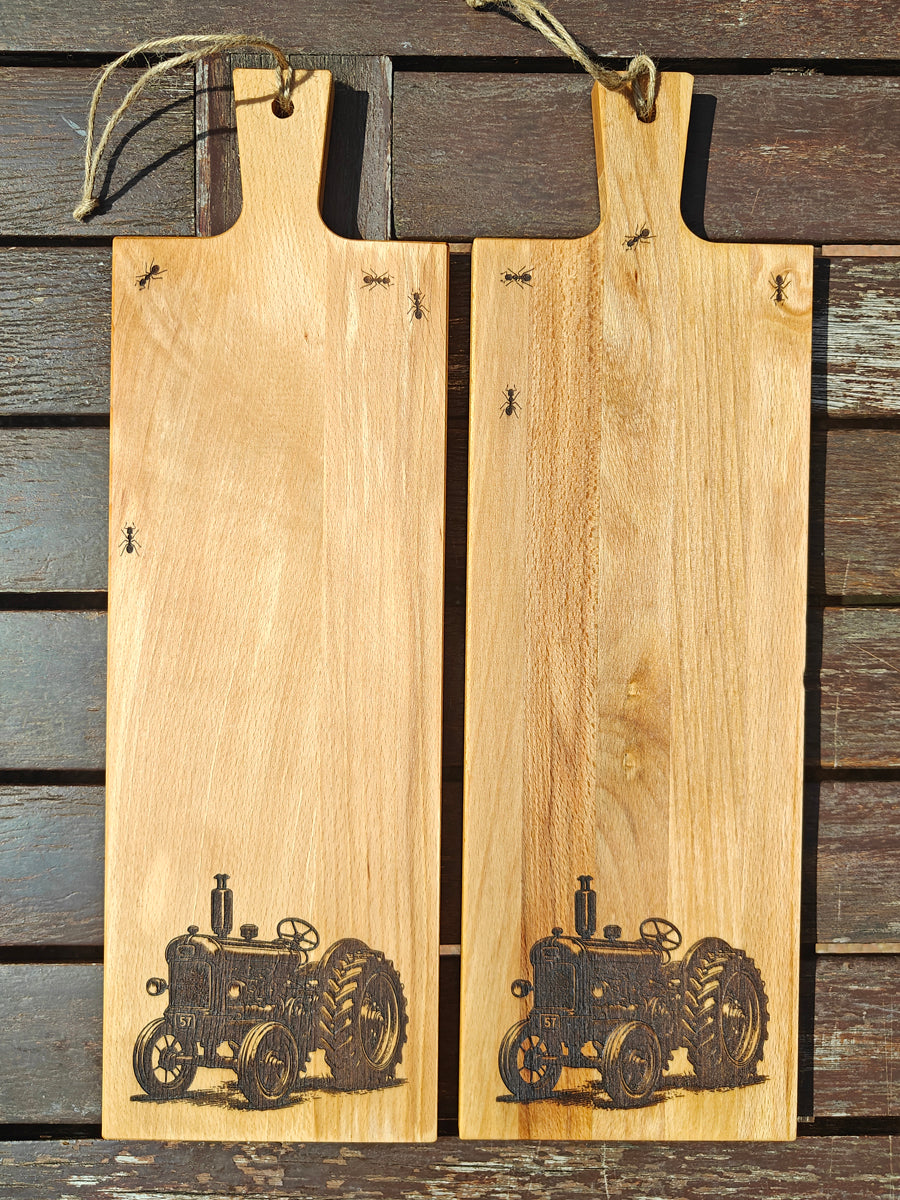 Tractor "57" Wooden Snack Plate