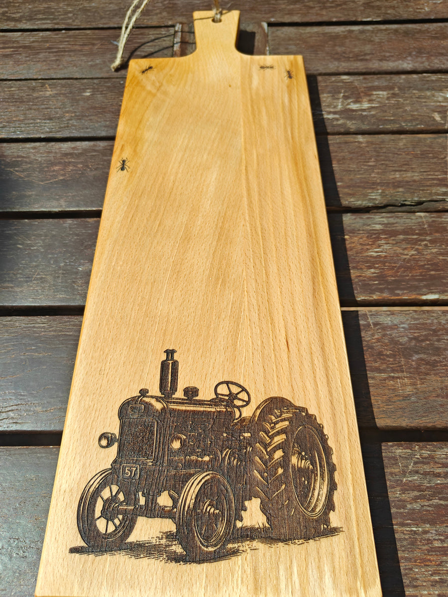 Tractor "57" Wooden Snack Plate
