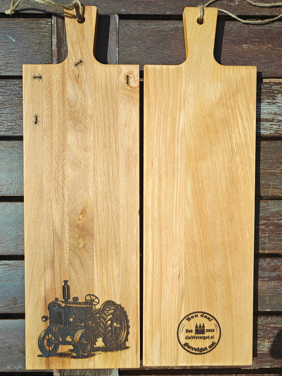Tractor "57" Wooden Snack Plate