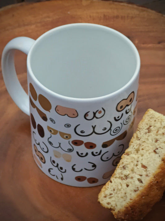 boobs coffee mug