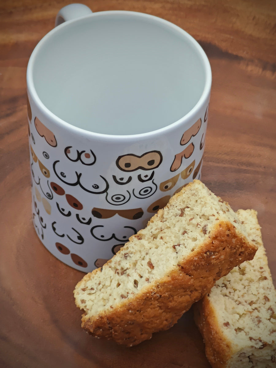 fun boobs coffee mug