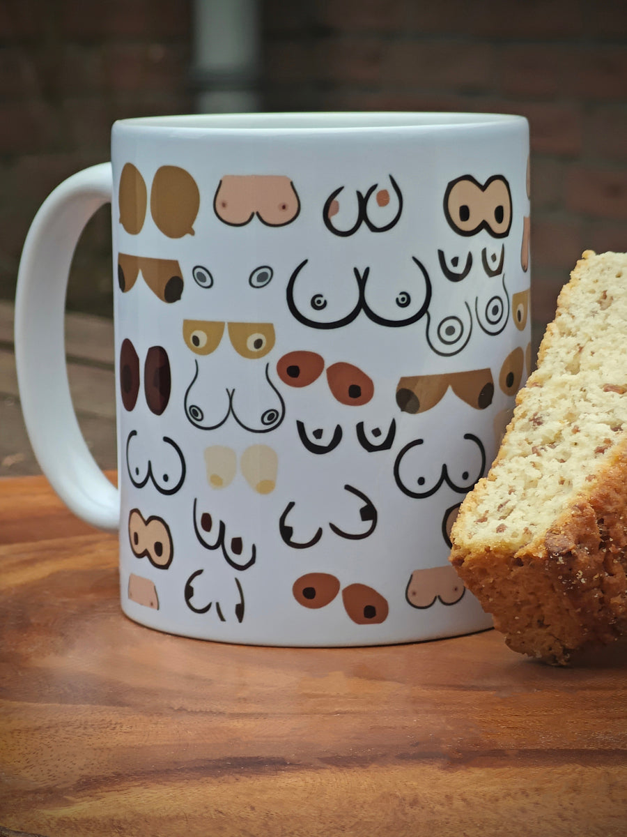 cheeky curves coffee mug