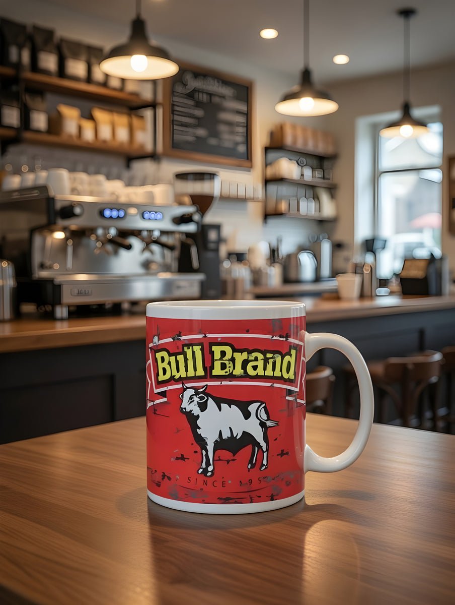 Bull Brand Coffee Mug – Fun South African Gift for Coffee Lovers