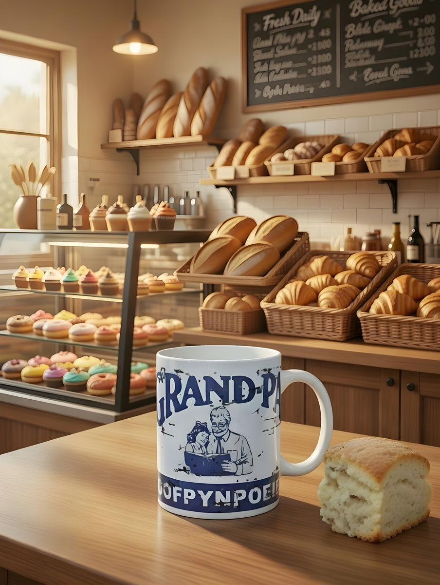 Grand-Pa Headache Coffee Mug – Funny South African Ceramic Mug