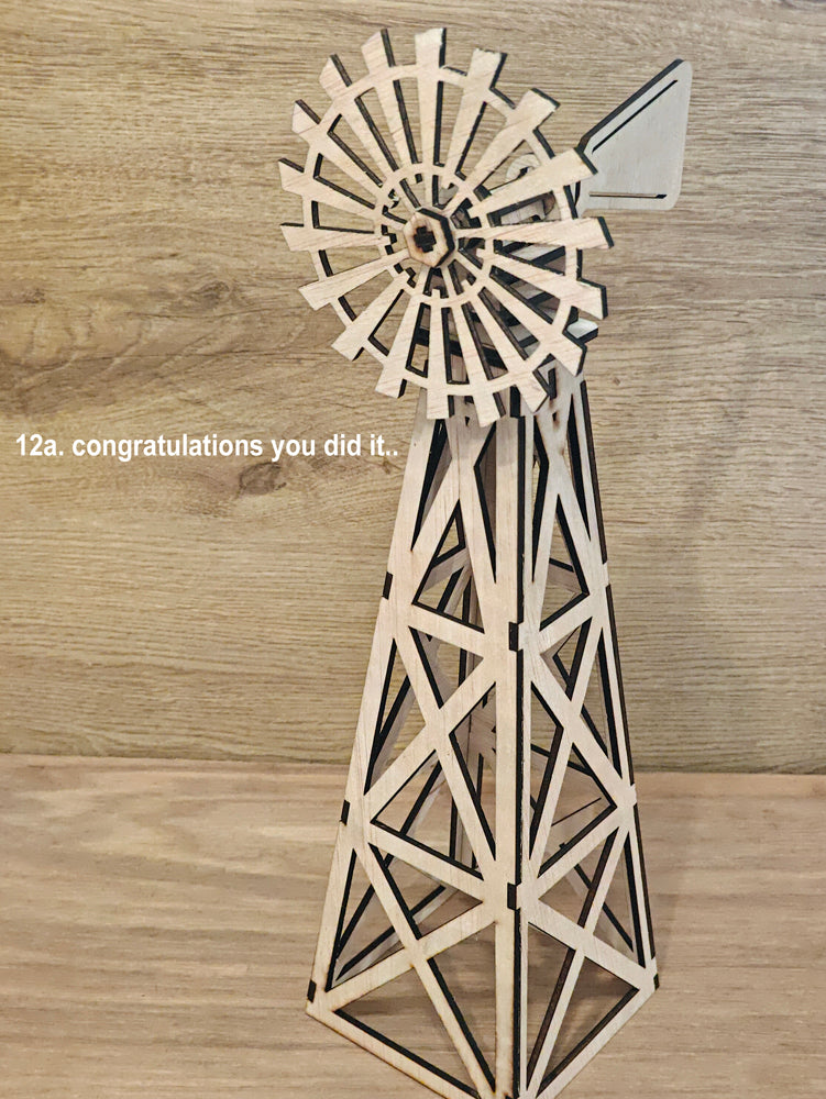 Farm Windmill 3d Puzzle Construction