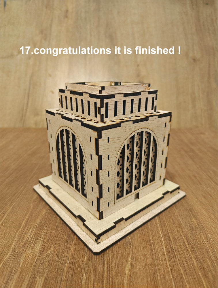 The Voortrekker Monument 3D Puzzle Construction