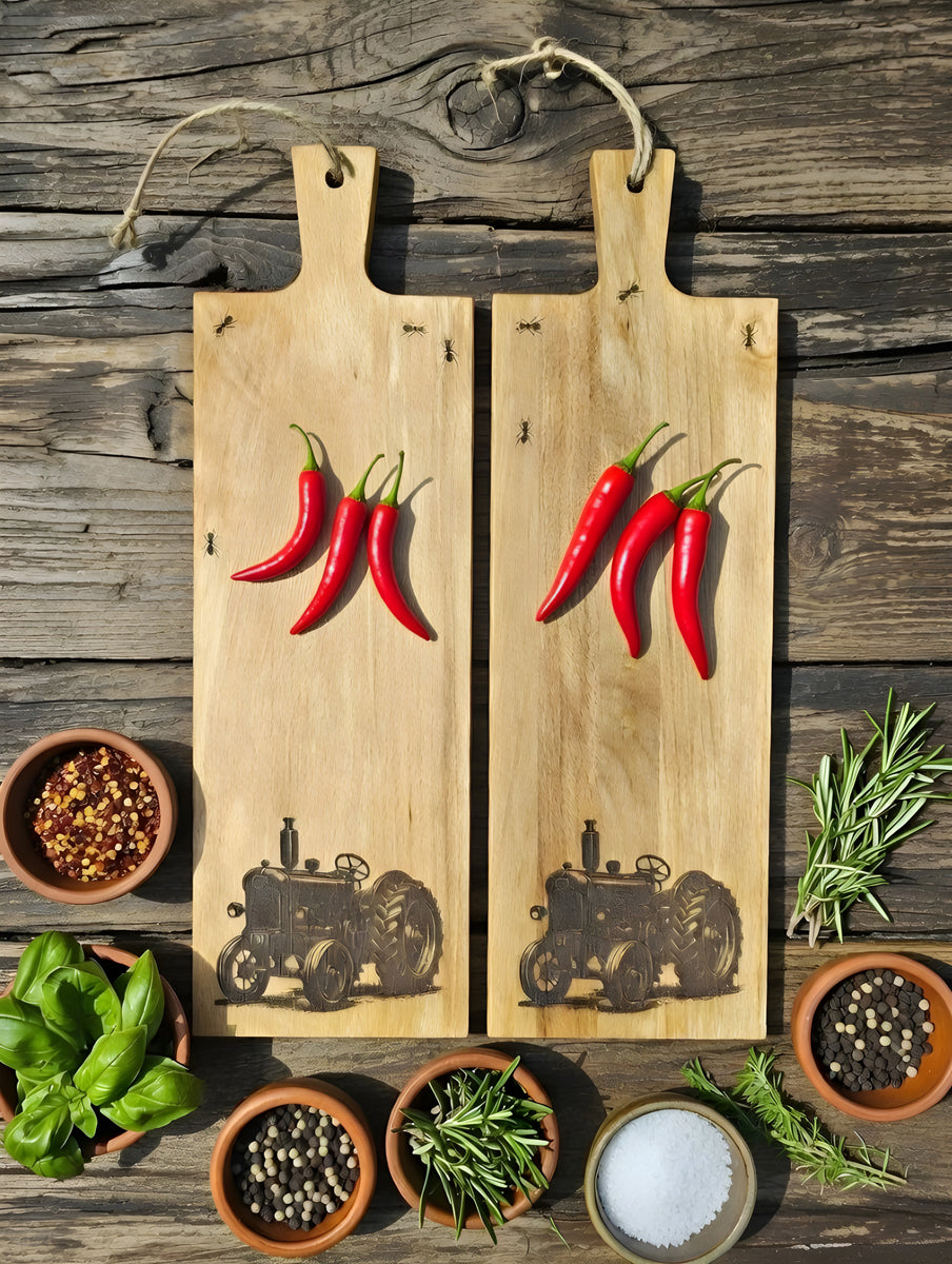 Tractor "57" Wooden Snack Plate