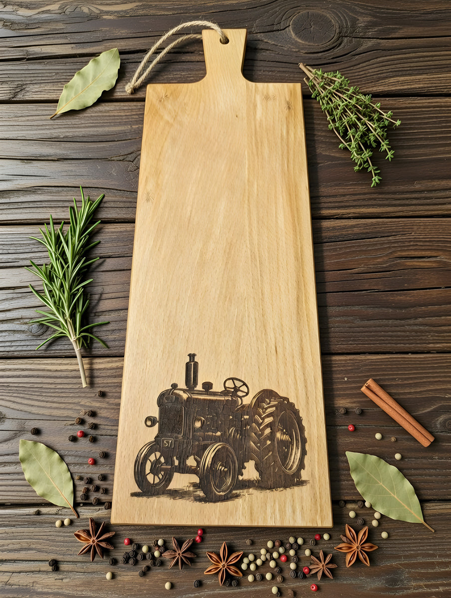 Tractor "57" Wooden Snack Plate