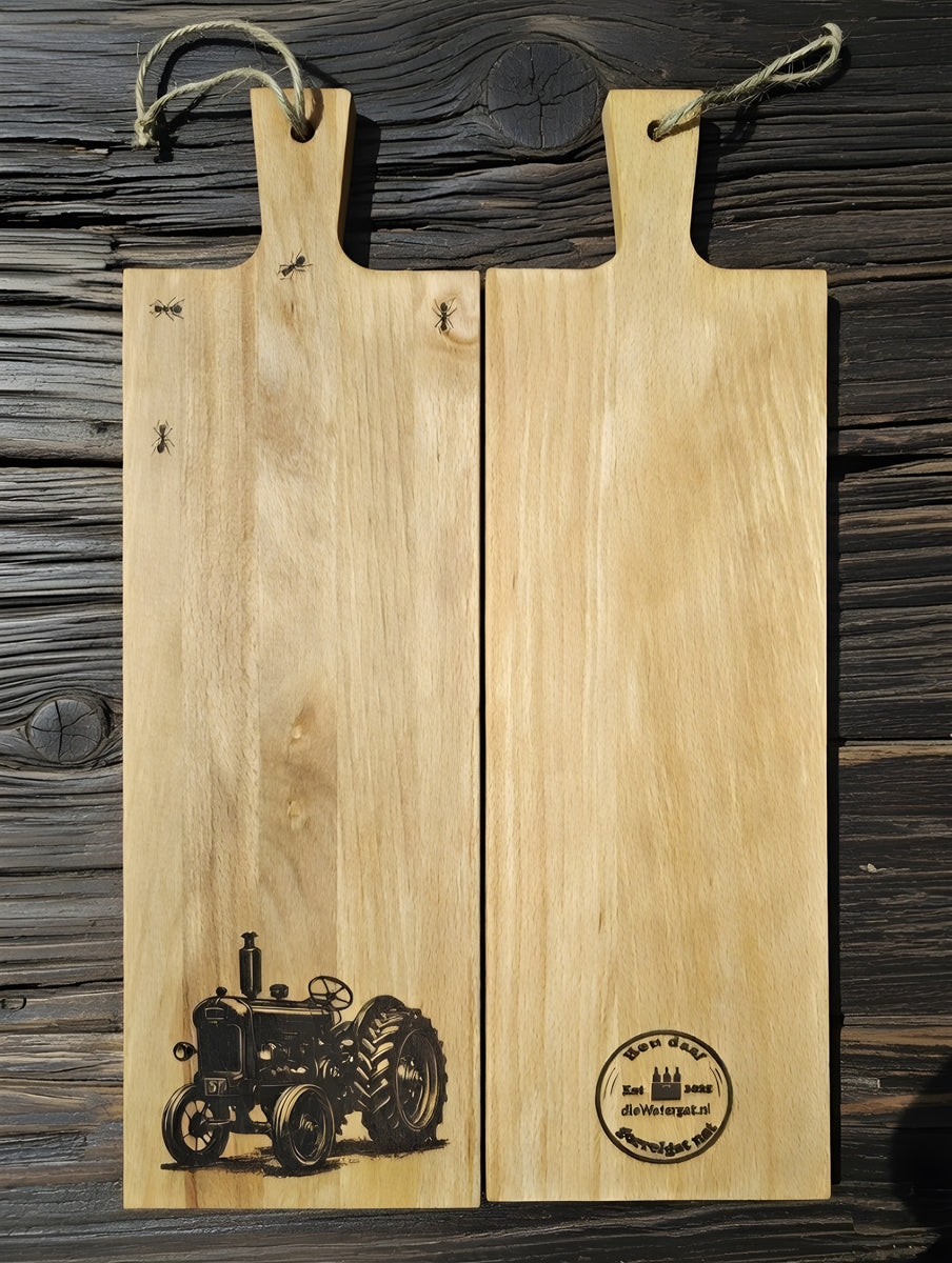 Tractor "57" Wooden Snack Plate