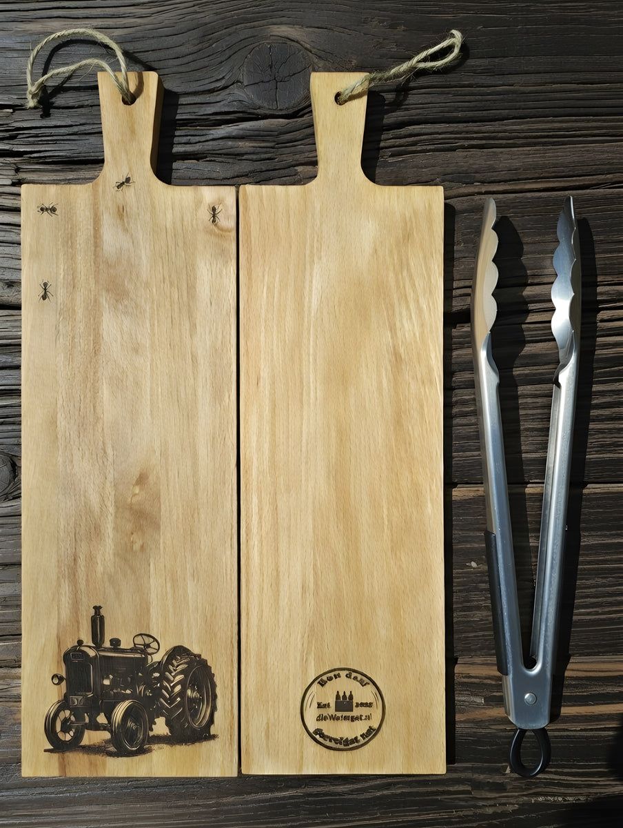 Tractor "57" Wooden Snack Plate