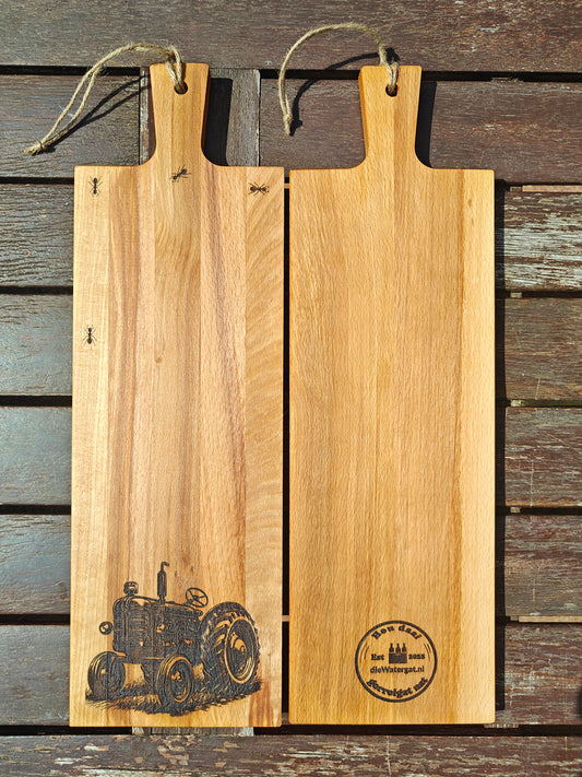 Handcrafted Braai Snack Plate – Tractor '15' & Ant Design