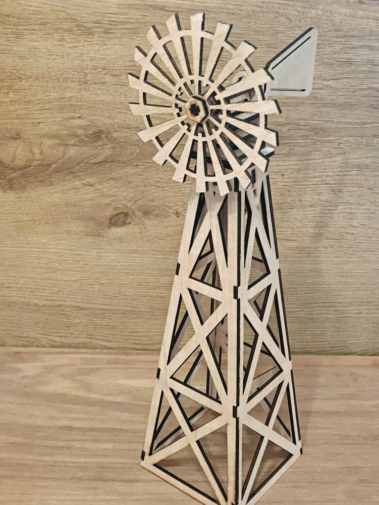 3d puzzle,wood,farm windmill,diewatergat.nl